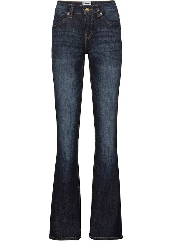 Bootcut-jeans Mid Waist, Komfort-Stretch, bonprix