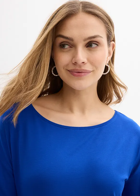 T-skjorte med b&aring;thals, bonprix