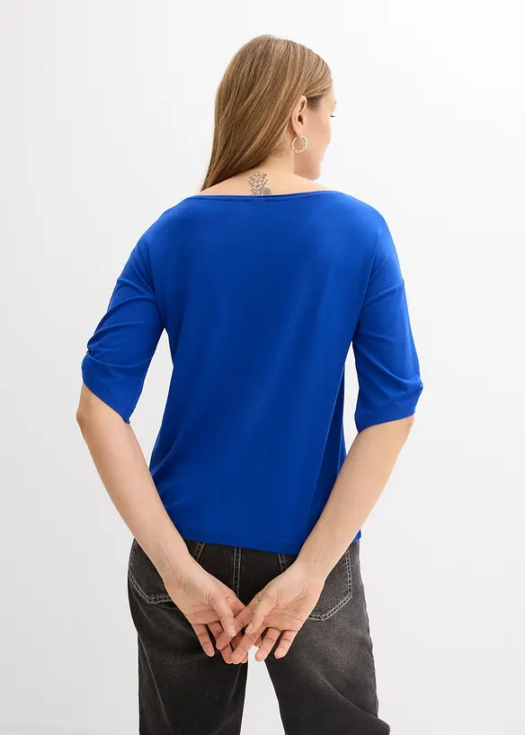 T-skjorte med b&aring;thals, bonprix