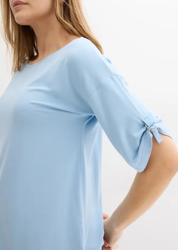 T-skjorte med b&aring;thals, bonprix