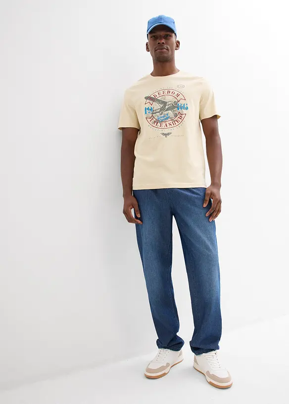 T-skjorte i 100% &oslash;kologisk bomull, bonprix