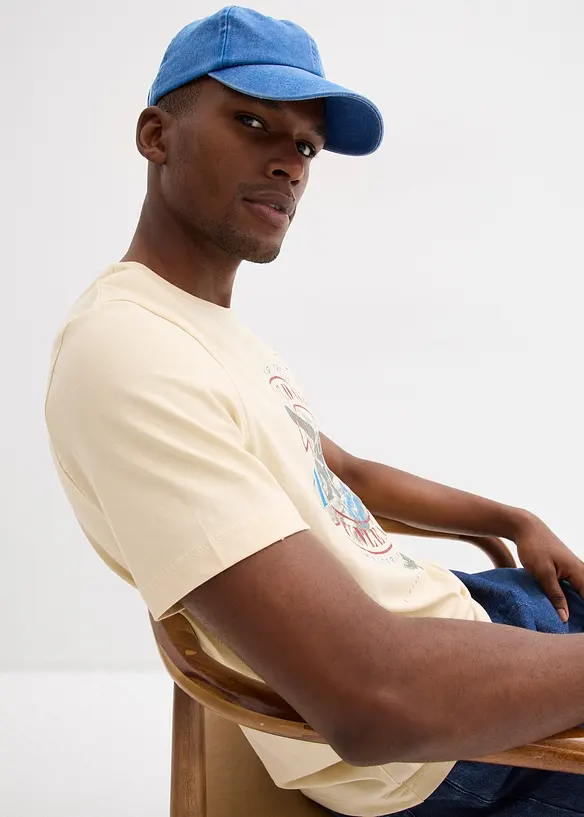 T-skjorte i 100% &oslash;kologisk bomull, bonprix