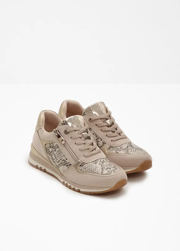 Sneakers fra Marco Tozzi med glidel&aring;s, Marco Tozzi