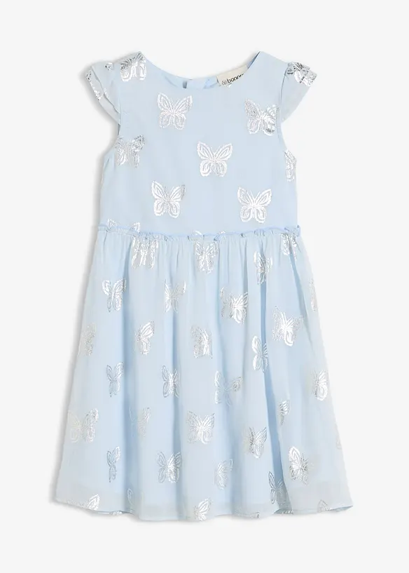 Chiffonkjole i A-modell, bonprix