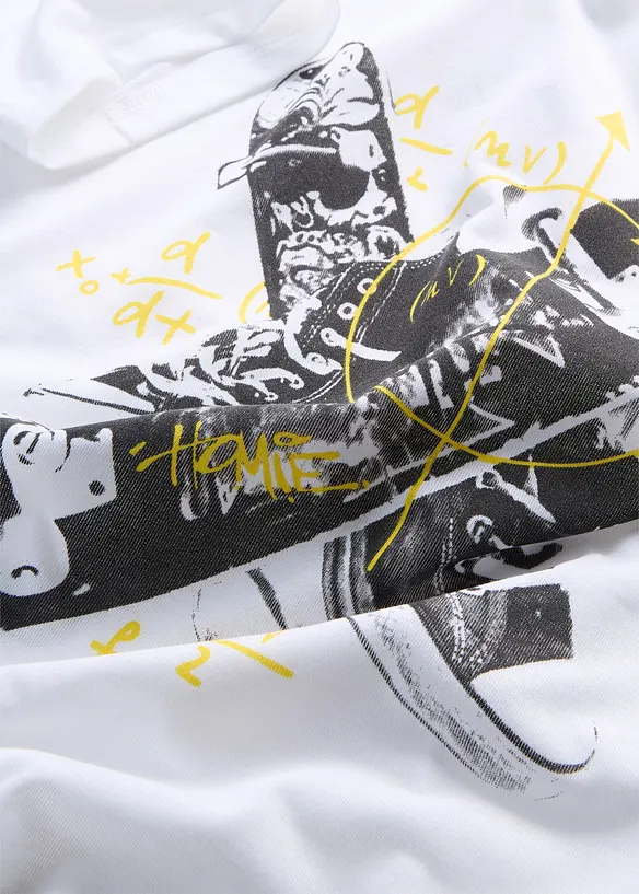 T-skjorte med Skater-print, bonprix