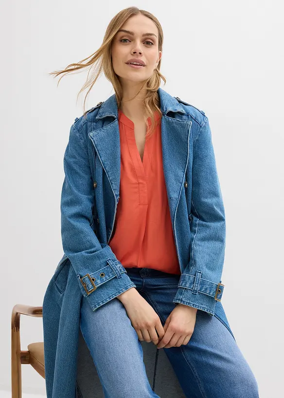 Lang tunika av milj&oslash;smart viskose, bonprix