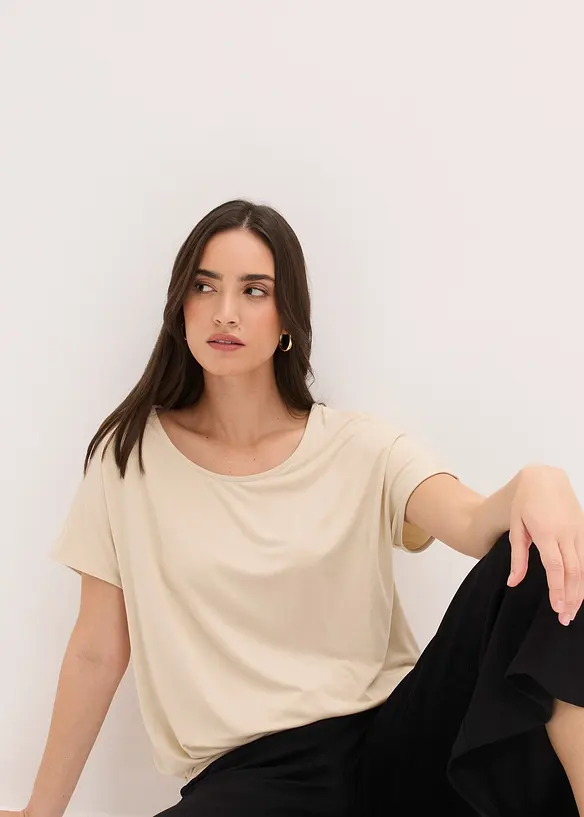 Topp i myk viskosemiks, bonprix