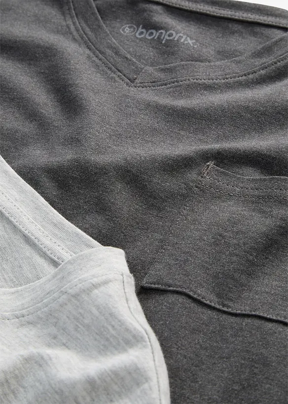 Kort pyjamas med bomull (4-delt sett), bonprix