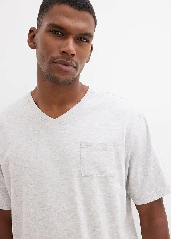 Kort pyjamas med bomull (4-delt sett), bonprix