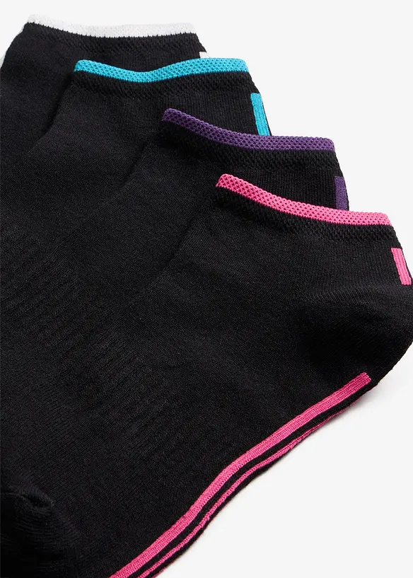 Sneakerssokker med &oslash;kologisk bomull (8-pack), bonprix