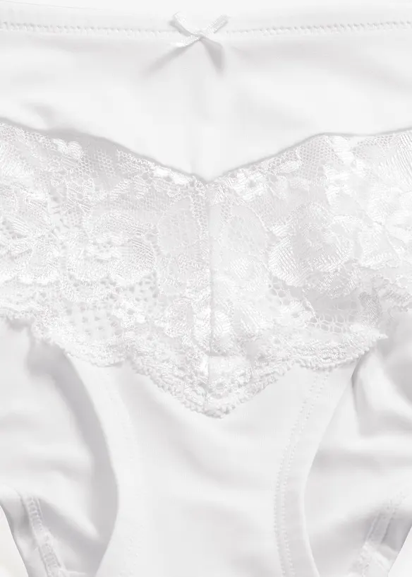 Truse med h&oslash;y midje (2-pack), bonprix