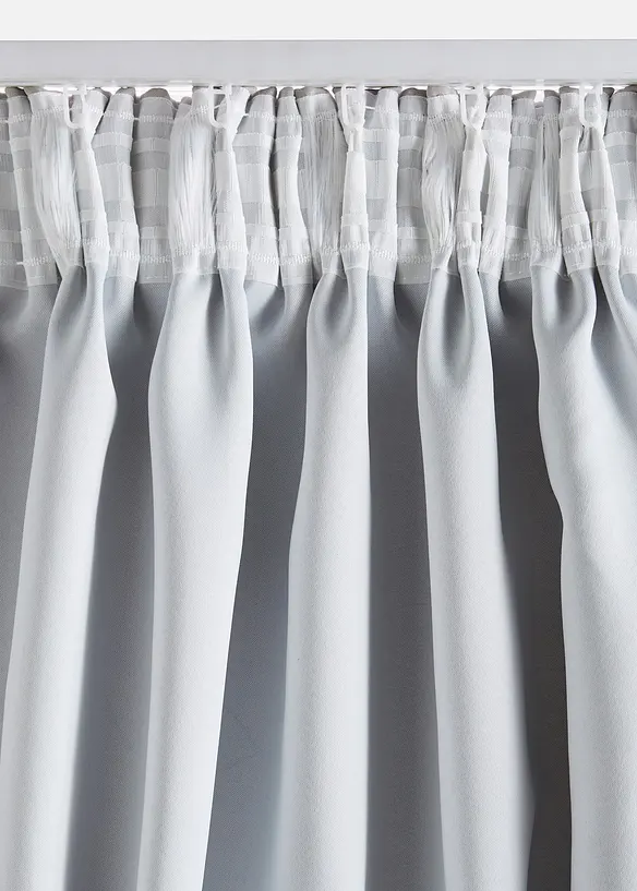 M&oslash;rkleggingsgardin med fargegradering (1-pack), bonprix