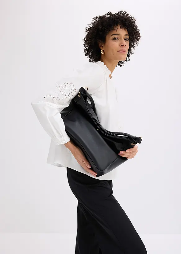 Bomullstunika med hullbroderi, bonprix