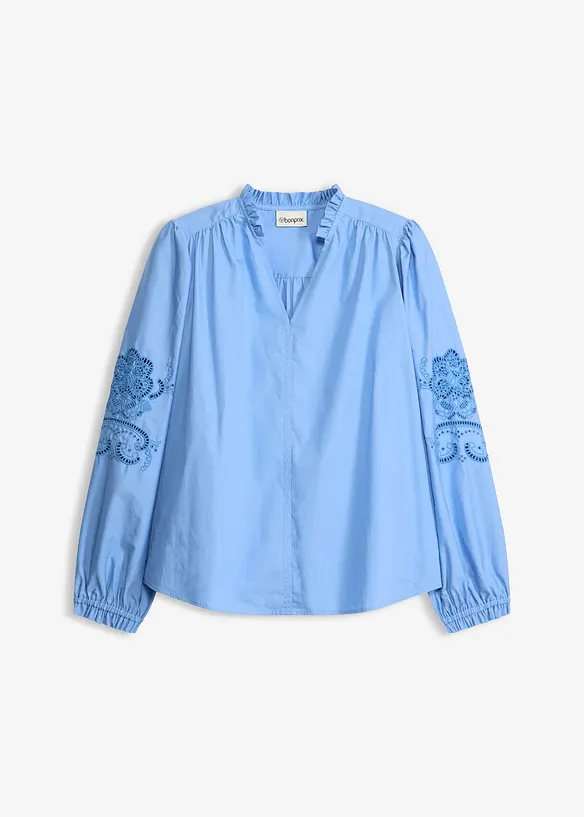 Bomullstunika med hullbroderi, bonprix