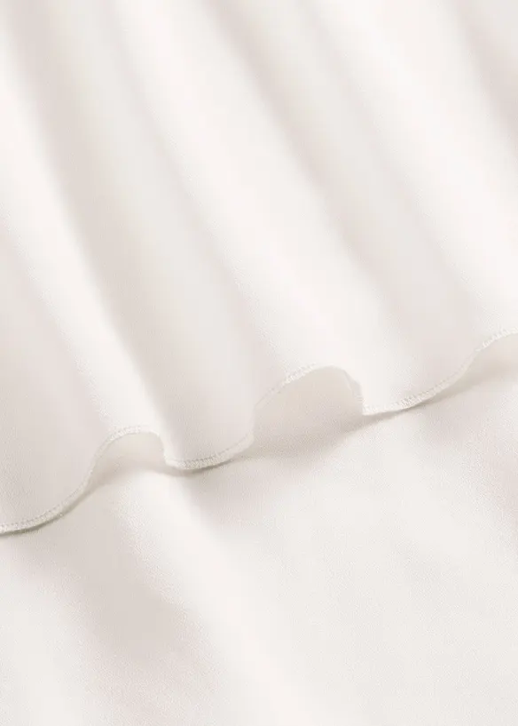 Bluse i lag p&aring; lag-stil med snipper i falden, bonprix