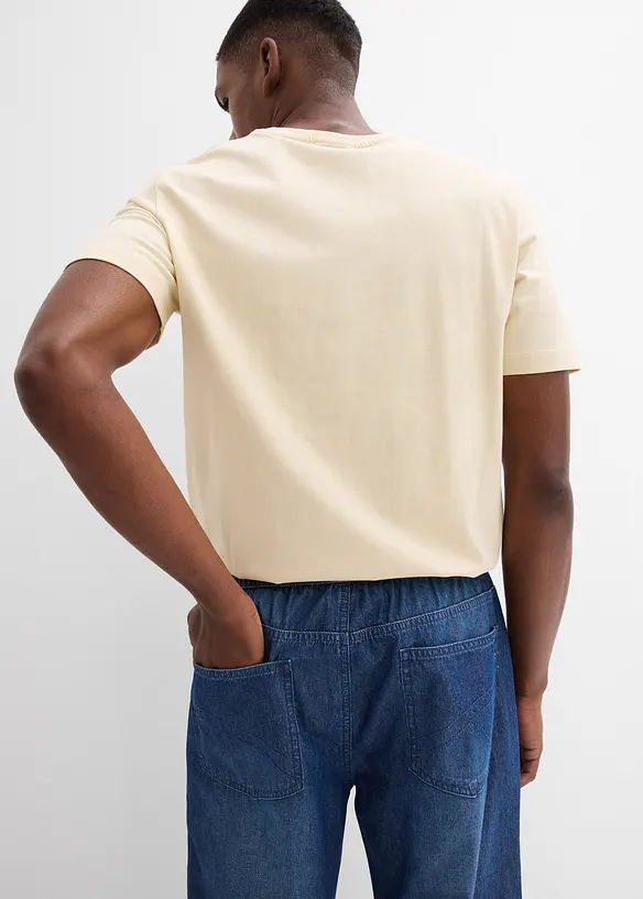 Classic Fit pull on-jeans i lett denim (2-pack), bonprix