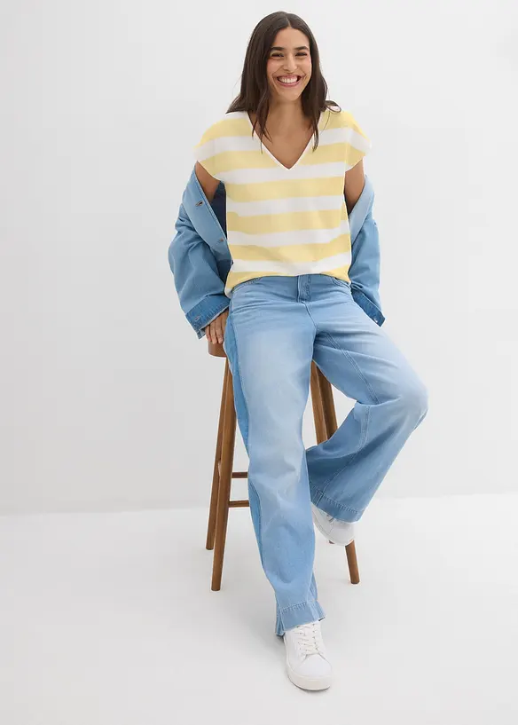 Topp med stripem&oslash;nster, bonprix