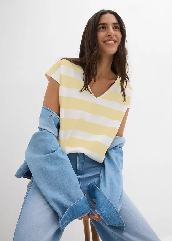 Topp med stripem&oslash;nster, bonprix