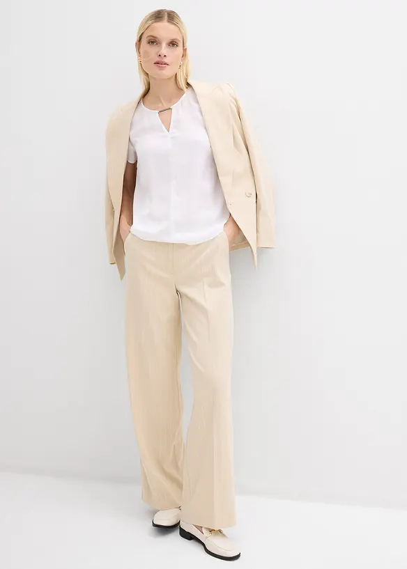 Tunika i tynn sateng, bonprix