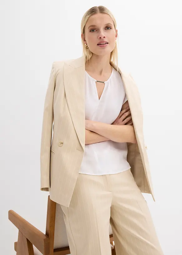 Tunika i tynn sateng, bonprix