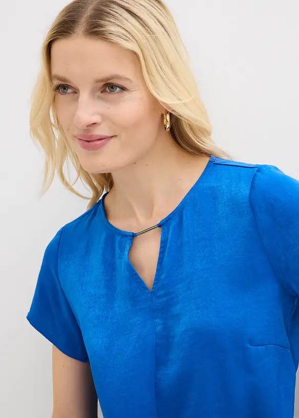 Tunika i tynn sateng, bonprix