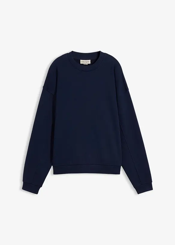 Oversized sweatshirt i 100% &oslash;kologisk bomull, bonprix