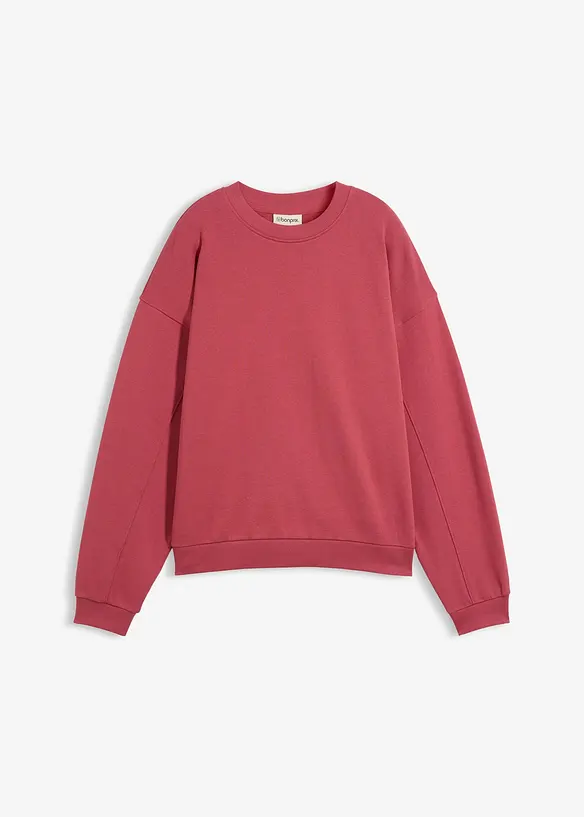 Oversized sweatshirt i 100% &oslash;kologisk bomull, bonprix