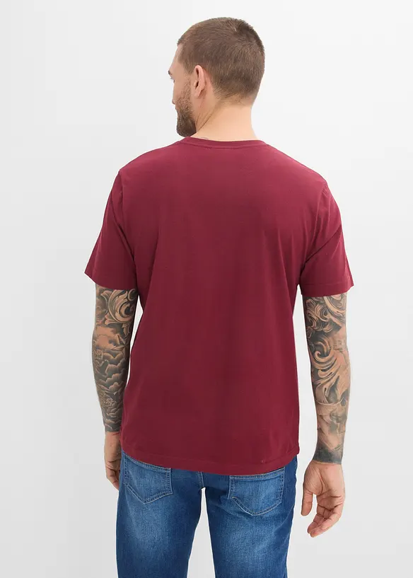 T-skjorte i 100% &oslash;kologisk bomull (2-pack), bonprix