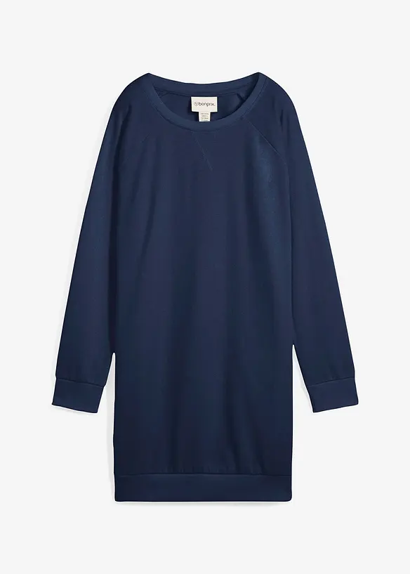 Sweatshirtkjole i myk frott&egrave;, bonprix