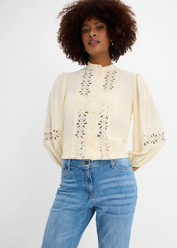 Straight-jeans, Mid Waist, komfortlinning, bonprix