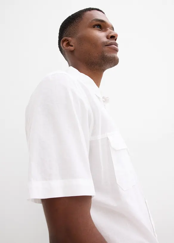 Kortermet skjorte i 100% bomull, bonprix