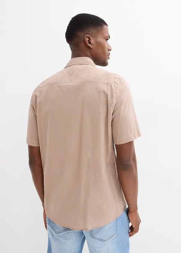 Kortermet skjorte i 100% bomull, bonprix