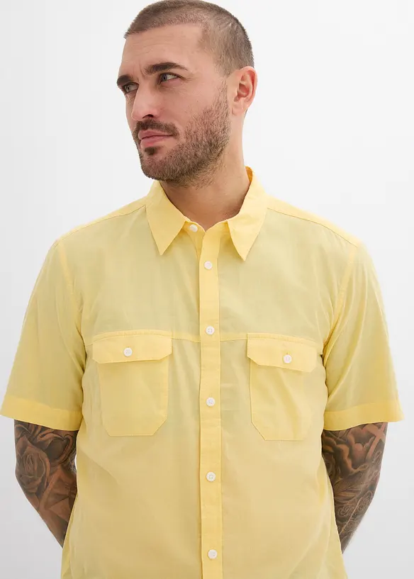 Kortermet skjorte i 100% bomull, bonprix