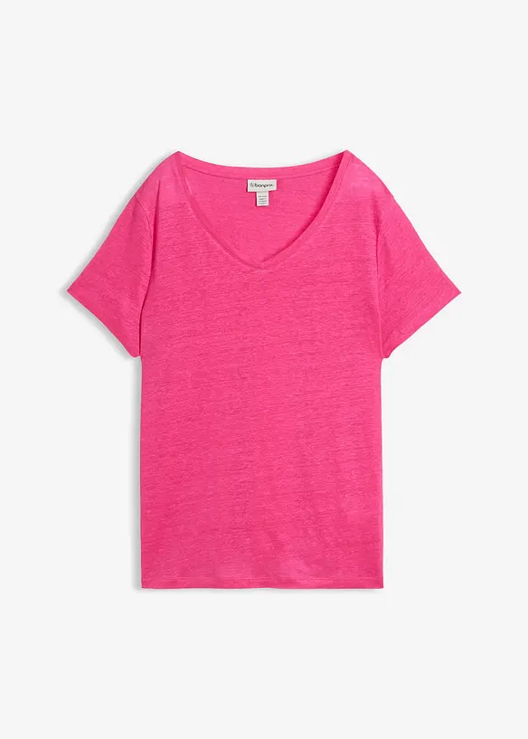T-skjorte i 100% lin, bonprix