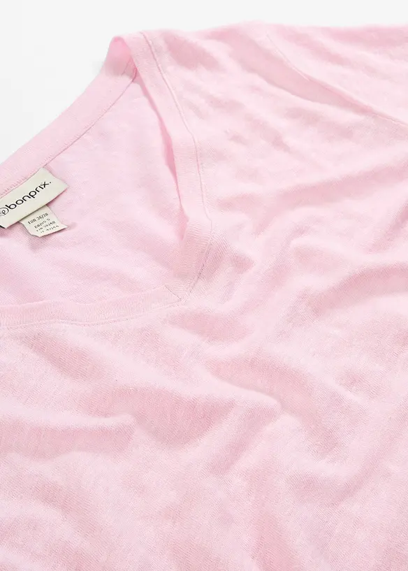 T-skjorte i 100% lin, bonprix