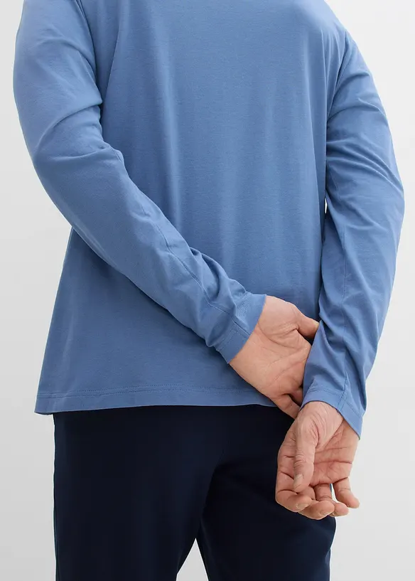 Langermet topp (2-pack), bonprix