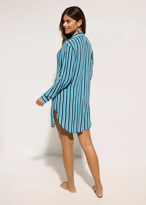 Strandbluse i lett viskose, bonprix