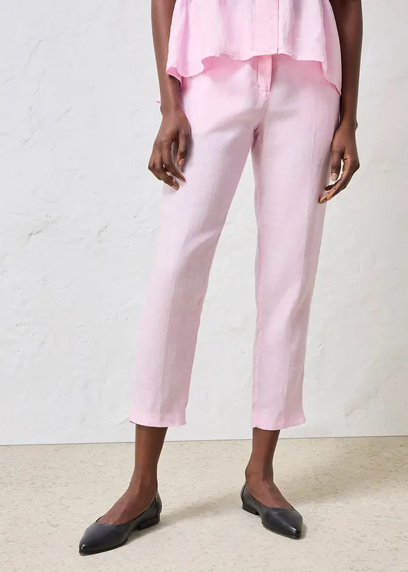 7/8-bukse i 100% lin, bonprix