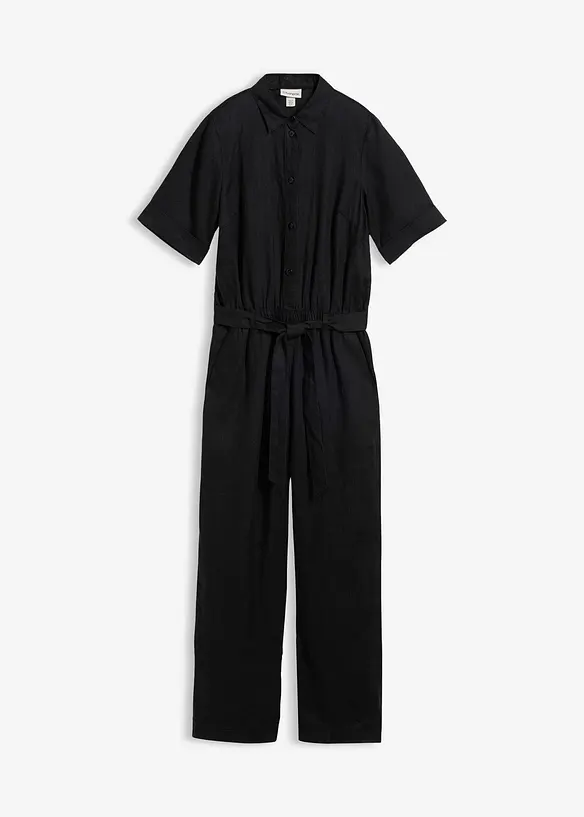 Jumpsuit i 100% lin, bonprix