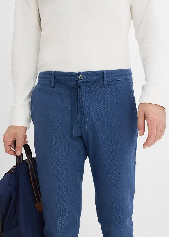 Regular fit-chinos med regulerbar linning, Straight, bonprix