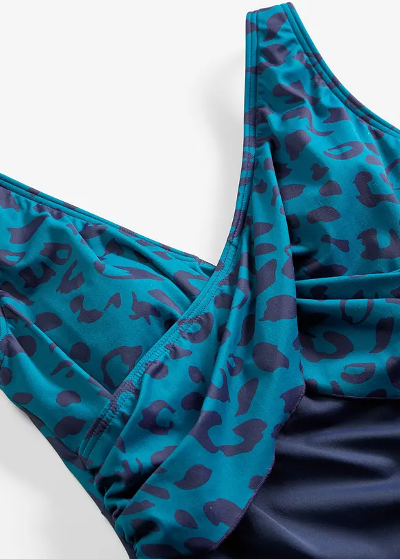 Badedrakt i omslagsstil, bonprix