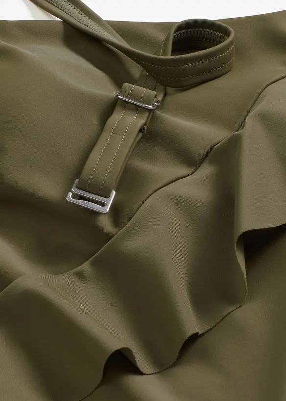 One shoulder-badedrakt med avtagbar skulderstropp, bonprix