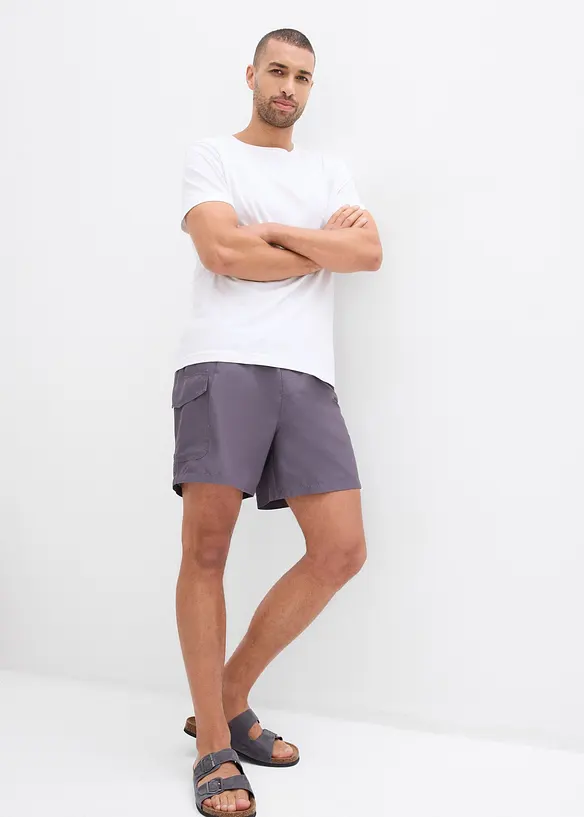 Badeshorts med cargolomme, bonprix