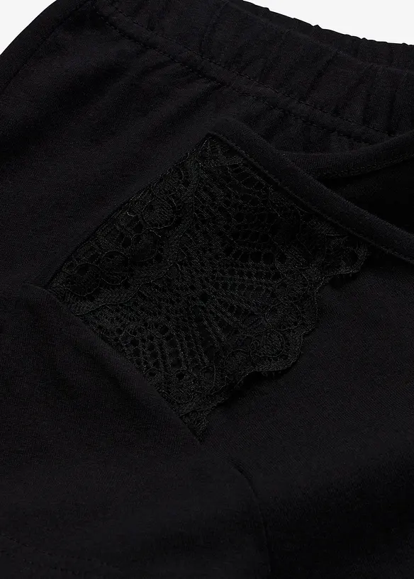 Pyjamas med vid capribukse, bonprix