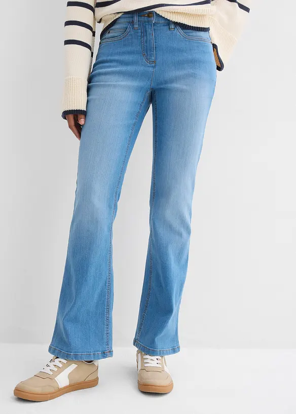 Bootcut-jeans Mid Waist, Stretch, bonprix