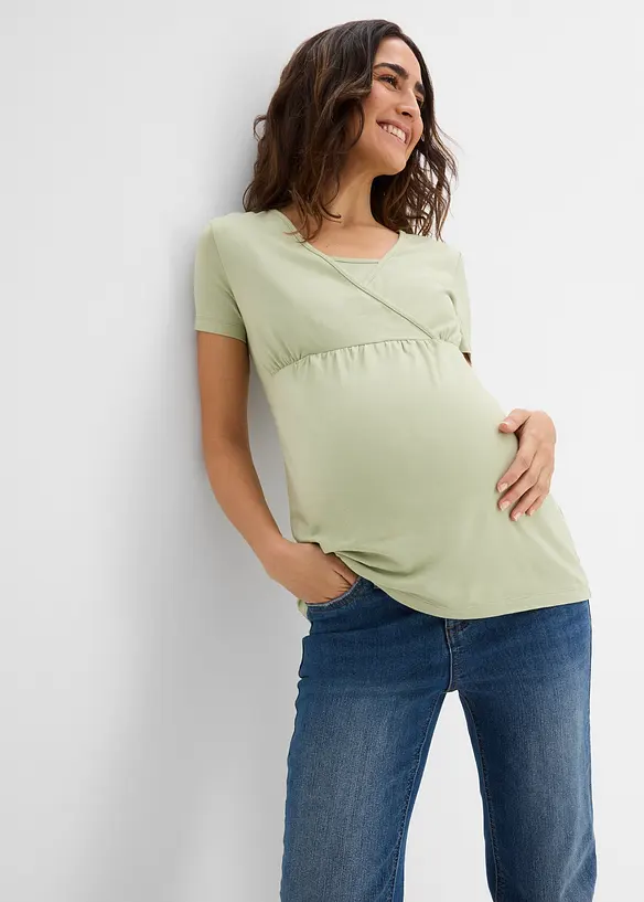 2-i-1-mammajeans, Straight, for svangerskapet og tiden etterp&aring;, bonprix