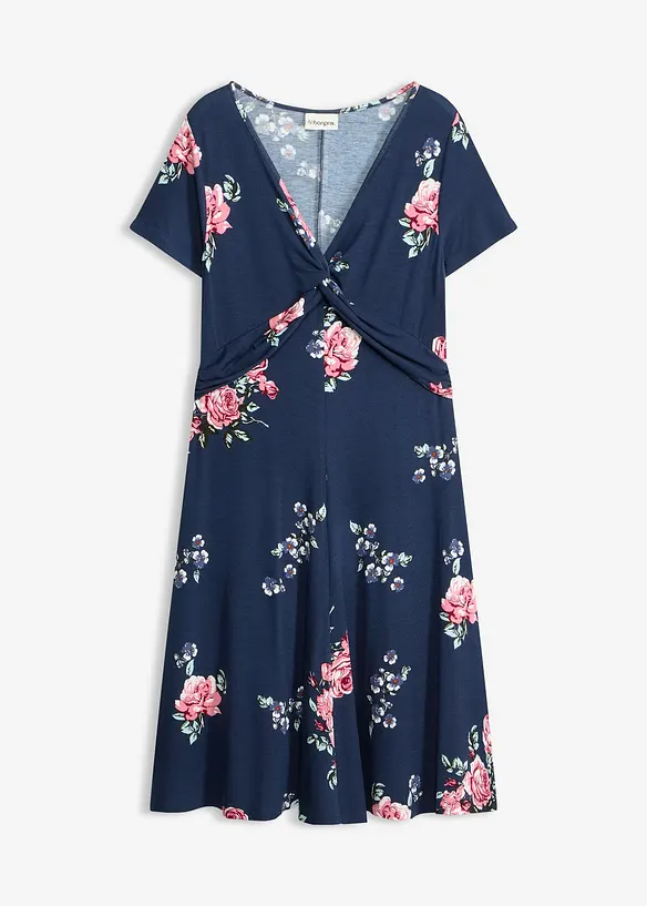 Jerseykjole i viskoseblanding, bonprix