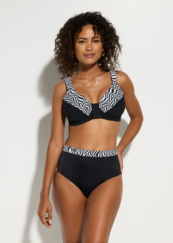 Minimizer-bikini med vatterte skulderb&aring;nd (2-delt sett), bonprix