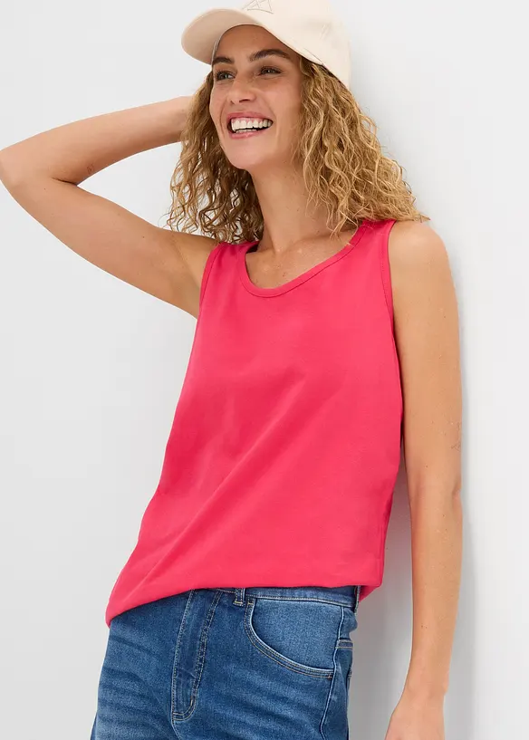 Lang topp i 100% bomull (5-pack), bonprix