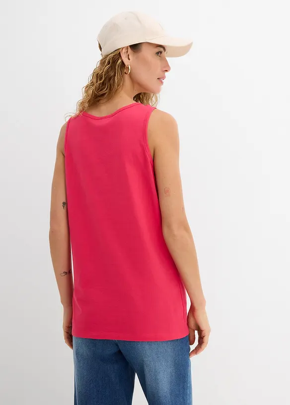 Lang topp i 100% bomull (5-pack), bonprix